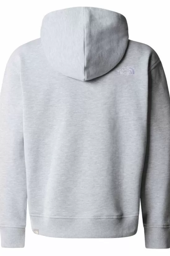 Shop Trui Teen Oversized Hoodie Tnf Light Grey Heather Outdoor