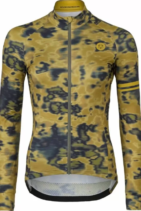 Cheap T-Shirt Blurry Photo Jersey Ls Performance Fietskleding