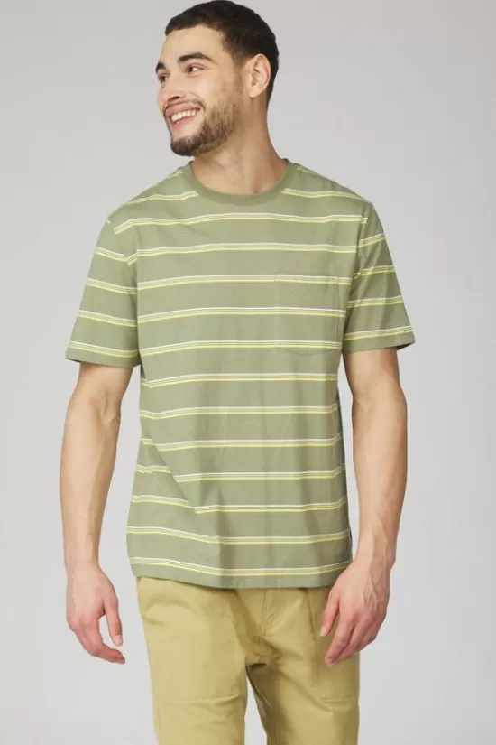 Clearance T-Shirt Journey Striped Organic Ss M T-Shirts & Tops
