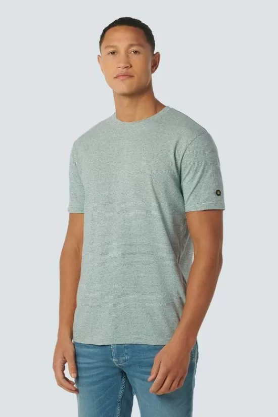 New T-Shirt Melange Stripes T-Shirts