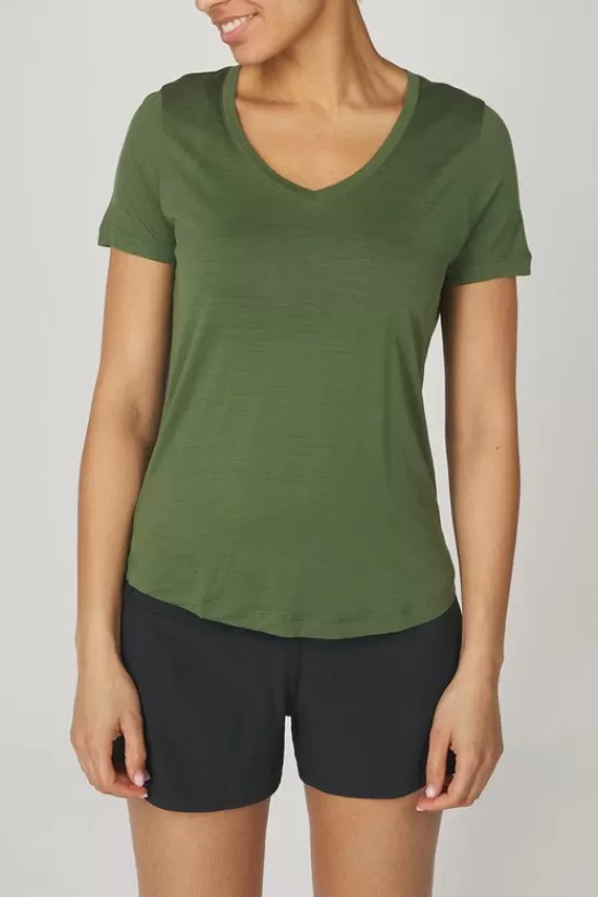 Fashion T-Shirt Merino 120 V-Neck Tee Shirts