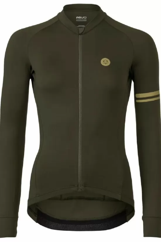 Best Sale T-Shirt Solid Jersey Ls Performance Fietskleding