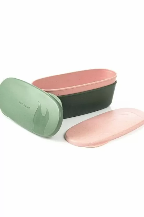 Best Voorraadpot Snapbox Oval 2-Pack Opbergdozen