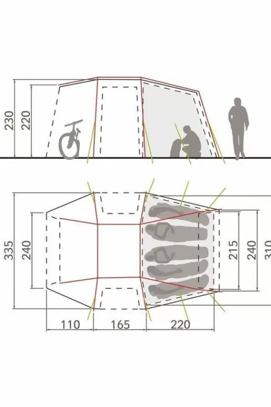 New Voortent Drive Van Xt 5P Accessoires