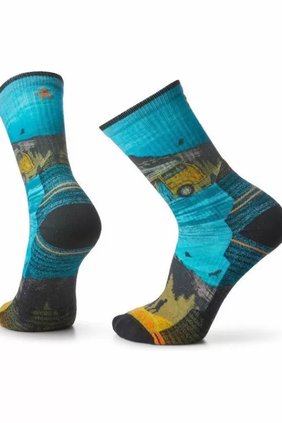 Cheap Wandelsokken Hike Light Cushion Great Excursion Print Crew Sock Sokken