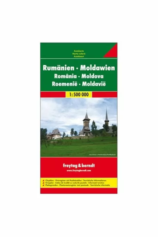 Best Wegenkaart Roemenie - Moldavie Kaarten