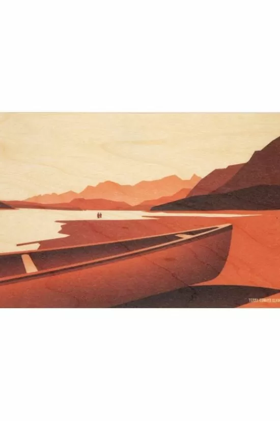 Discount Wenskaart Postcard Canoe Sand Overige