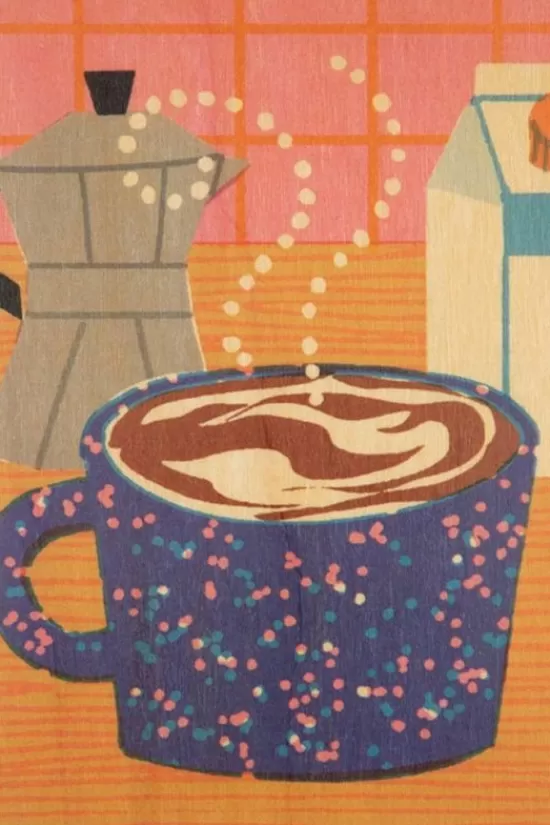 Best Sale Wenskaart Postcard Cappuccino Overige