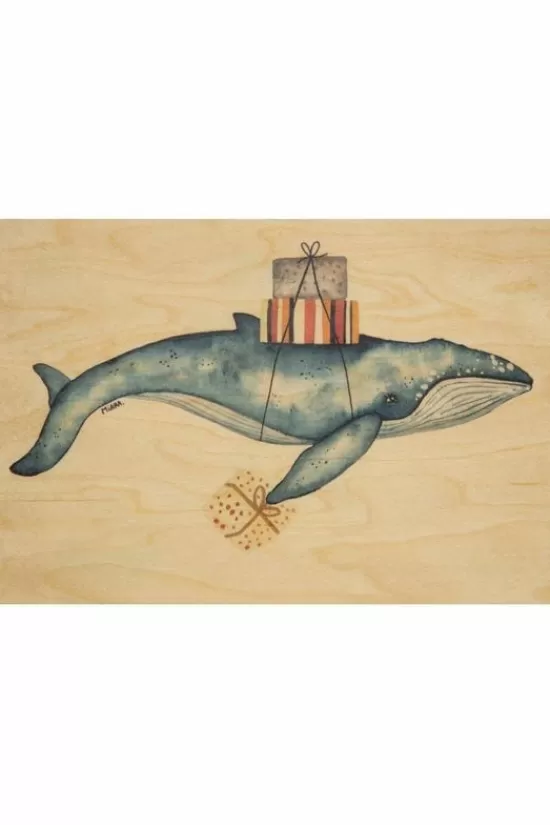 Store Wenskaart Postcard Greetings 2 Lm Whale Overige