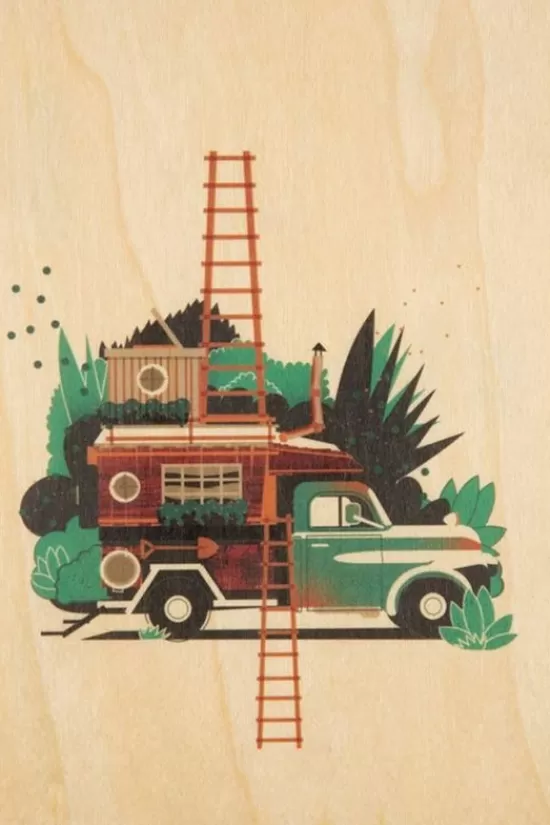 Clearance Wenskaart Postcard Ladders Overige