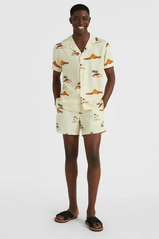 Shop Zwemshort Cali Print 15 Zwemshorts